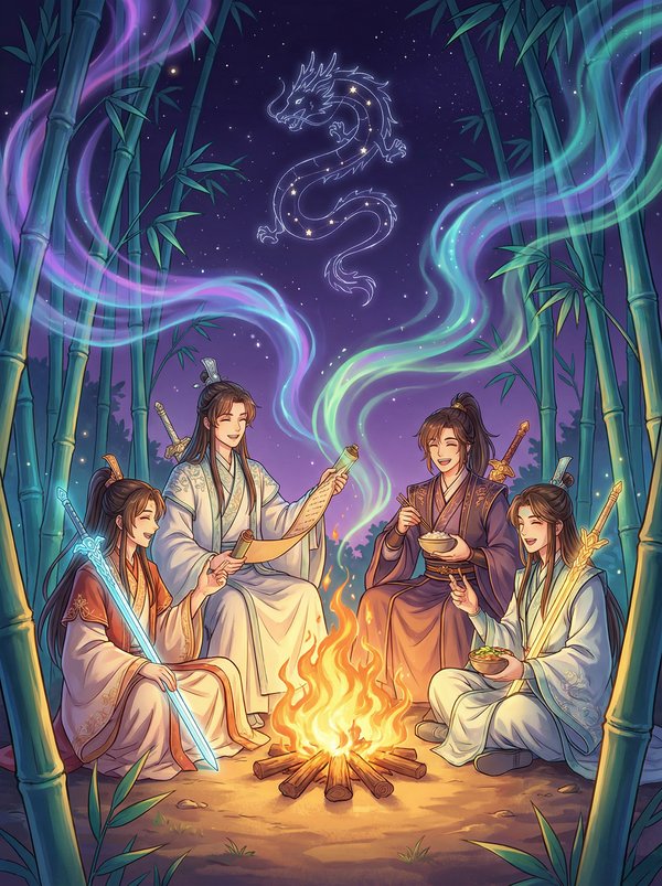 国产视频-竹林夜话